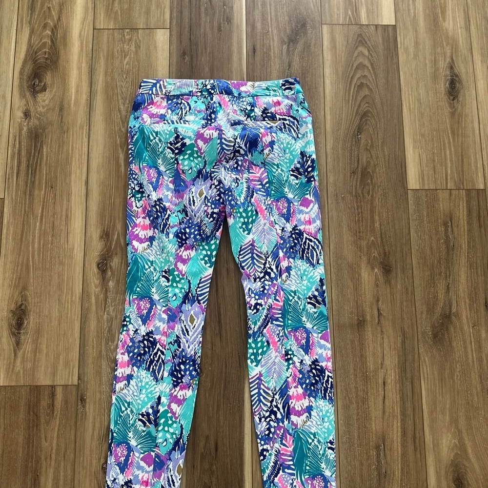 Lilly Pulitzer women’s quill out Kelly ankle pants size 2 - Picture 5 of 5